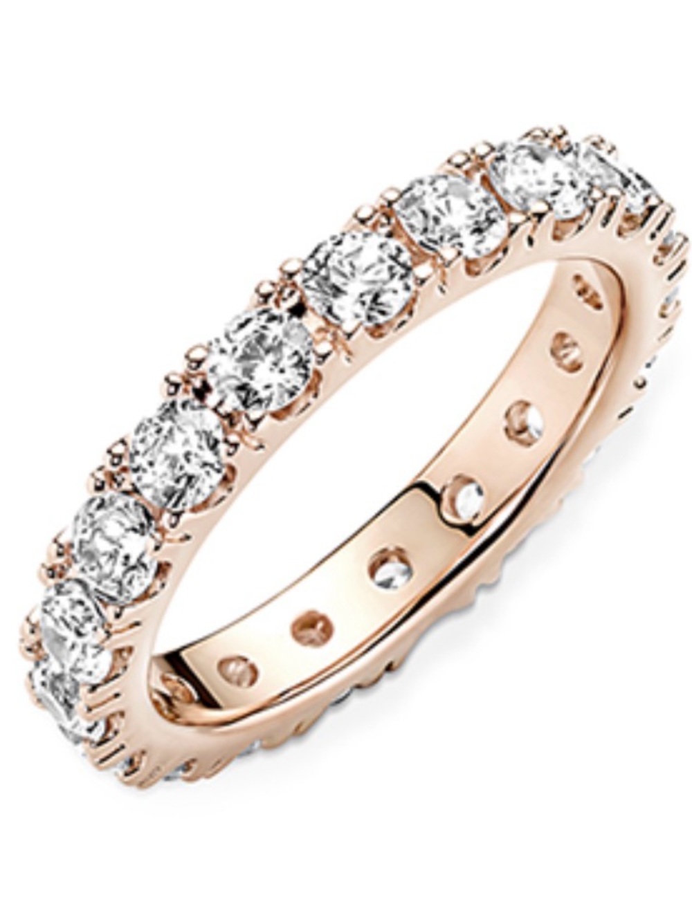 Pandora Sparkling Row Eternity Ring 180050C01-48 Size 5